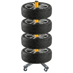 Portapacchi pieghevole per ruote e dischi 4 pz.