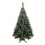 Luxus karácsonyfa fenyőfával díszítve, rózsabokorral és fenyőtobozokkal 220 cm