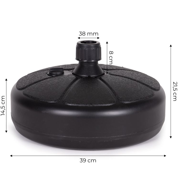 Кръгла стойка за чадъри 13 кг