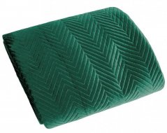 Покривало за легло в зелен цвят