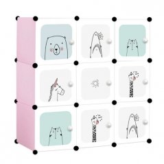 Детски модулен шкаф с животни