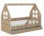 Kinderbettenhaus mit Schublade 160 x 80 cm in Eiche sonoma rechts