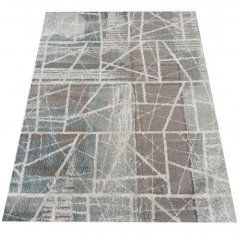 Tappeto scandinavo con motivi geometrici