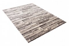 Všestranný moderní koberec v hnědých odstínech