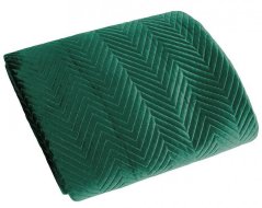 Dezente Tagesdecke in grüner Farbe