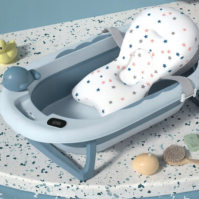 Összecsukható babakád VAIANA PREMIUM párnával - több színben