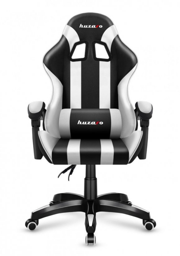 FORCE 4.5 minőségi bőr gamer szék fekete-fehér színben