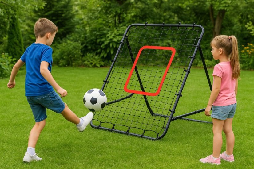 Тренировъчна футболна мрежа 100 × 100 cm