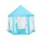 Tyrkysový domček s baldachýnom - detský stan na hranie
