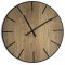 Veľké drevené hodiny v hnedej farbe 60cm