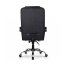 Ergonomischer Bürostuhl mit Fußstütze und Massage - schwarzer Stoff