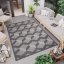 Stylový šedý koberec s 3D efektem CANSAS - Rozměr koberce: Šířka: 80 cm | Délka: 150 cm