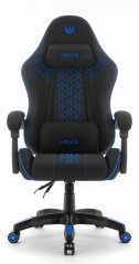 HC-1008 2.0 játékszék ergonomikus párnákkal - fekete és kék színben