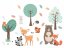 Dekoračné nálepky na stenu so zvieratkami 3M