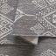 Dizajnerski sivi tepih s razrađenim uzorkom - Veličina: Širina: 80 cm | Duljina: 150 cm