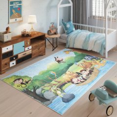 Tappeto per bambini con motivo di animali safari