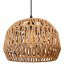 Viseća lampa od jutenog užeta - Boja: Bež