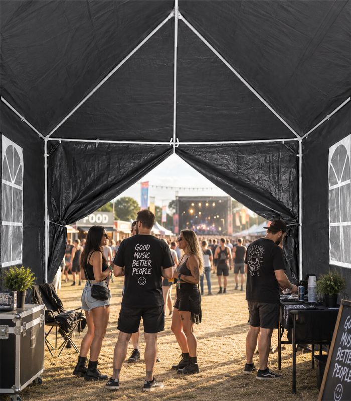 Záhradný altánok, párty stan 3 x 4 m so stenami a oknami