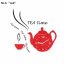 Ceas decorativ de bucătărie Tea Time - Culoare: Gri