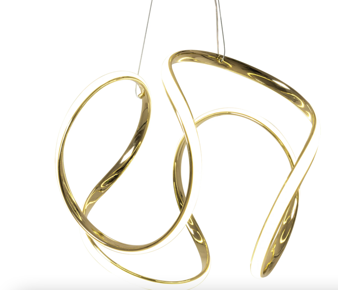 Elegantné moderné LED stropné svietidlo s diaľkovým ovládaním