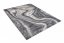 Тъмно сив дизайнерски килим с абстрактен модел - Размерът на килима: Ширина: 60 ​​см | Дължина: 100 см