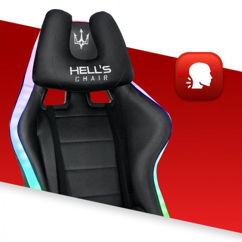 Gaming-Stuhl HC-1039 LED RGB Black