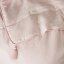 Copriletto rosa Noemi con nappe 200 x 220 cm