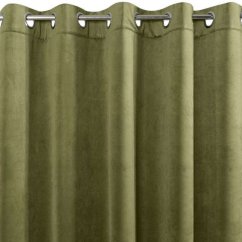 Moderna zavesa v olivni barvi 140 x 250 cm