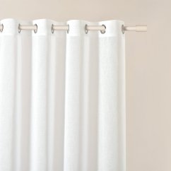 Бяла завеса Sensia с втулки 140 x 260 cm