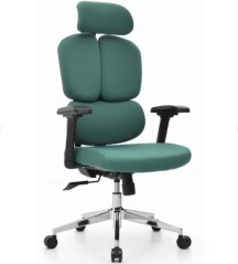 Sedia da ufficio ergonomica in rete HC-1053 in elegante verde eucalipto