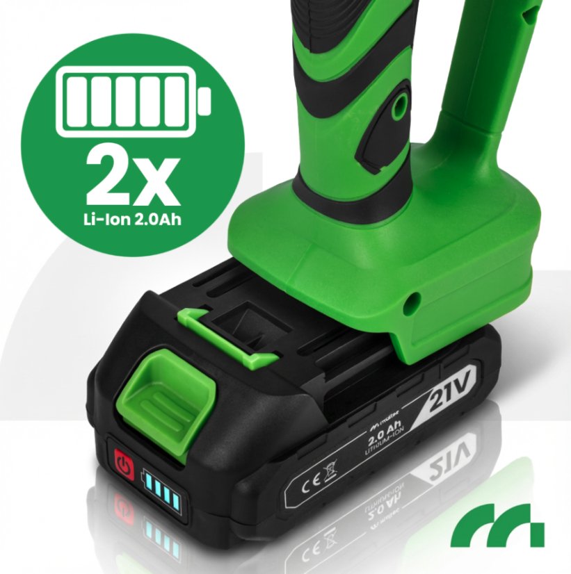 Akumulátorové nůžky na trávu a živý plot 2v1 MASTERHEDGE-500W