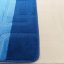 Badteppiche in blauer Farbe - Die Größe des Teppichs: 50 cm x 80 cm + 40 cm x 50 cm