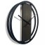 Designer Wanduhr in Wenge Farbe 50cm