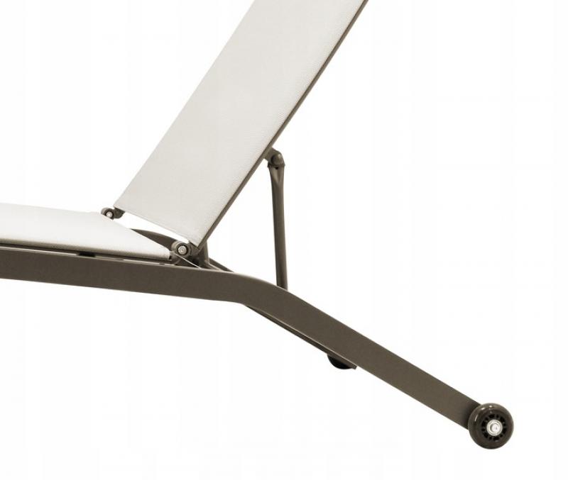 Állítható kerti nyugágy bézs