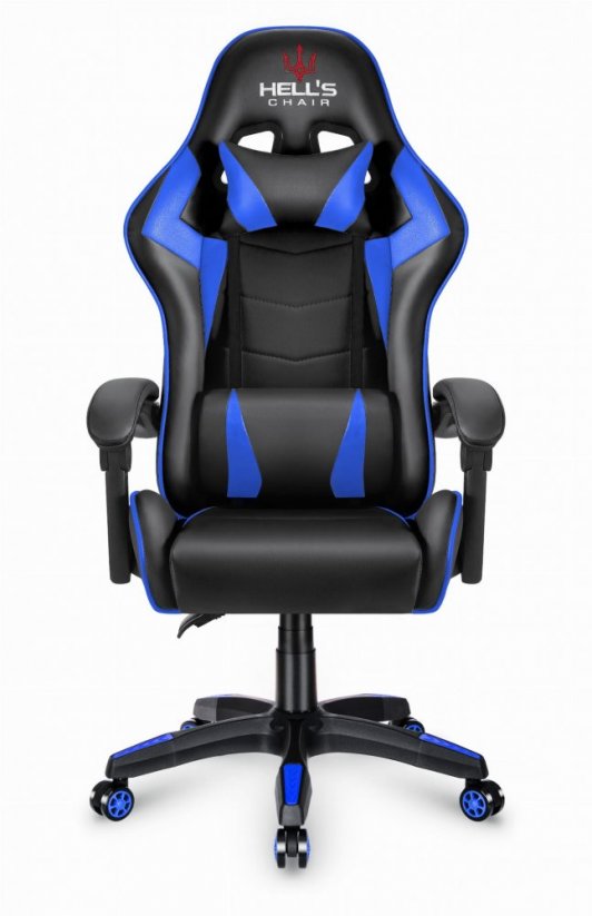 Herní židle HC-1007 černá a modrá
