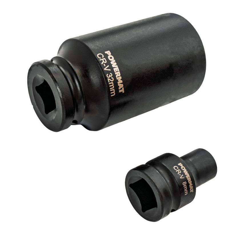 Sada rázových uťahovákov 1/2 8–32 mm 35 ks