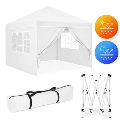 Tenda da giardino con 4 pareti 3x3 m
