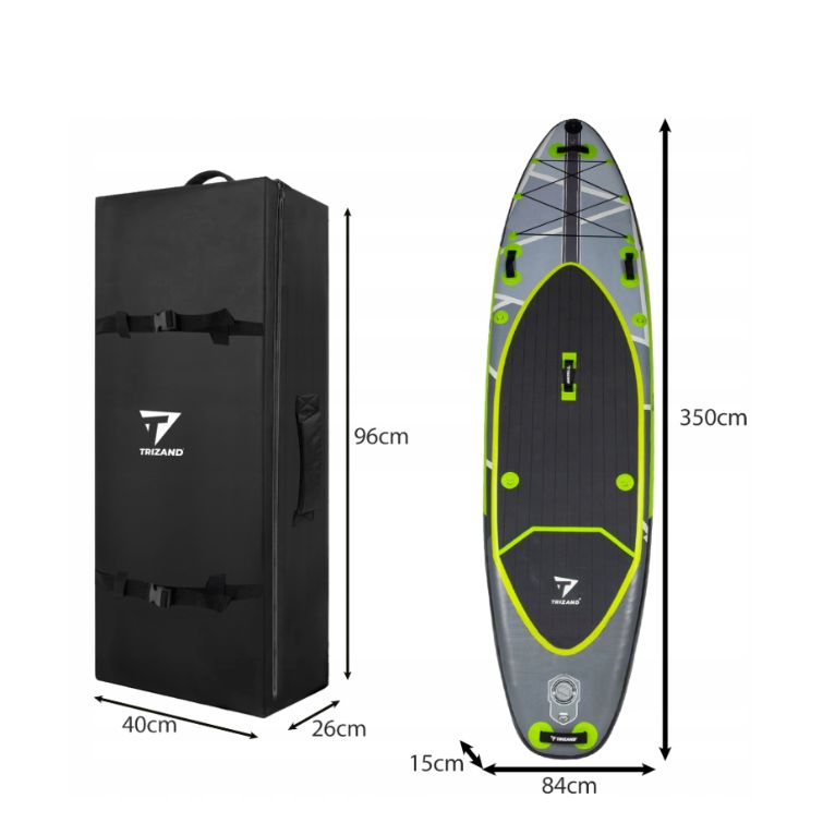 Napihljiv SUP paddleboard z dodatki in sedežem