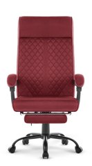 Ергономичен офисен стол HC-1030 с седалка с пружинно задвижване и максимална товароносимост 120 кг – бордо