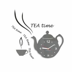 Dekorační kuchyňské hodiny Tea Time
