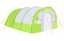 Tenda igloo da campeggio verde per 6-8 persone con ampio corridoio