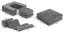 Großes dunkelgraues modulares Kindersofa - 10 Teile