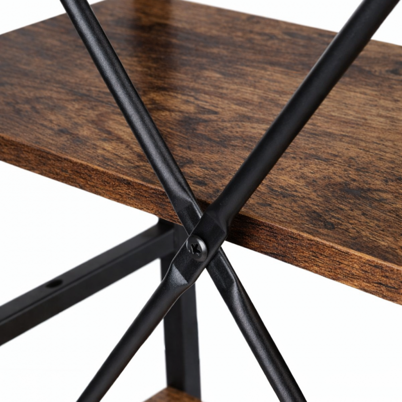 Knihovna na knihy a dekorace 4-policová - 147 cm