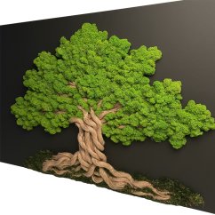 Fali mohakép Az élet fája 60 x 120 cm