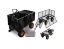 Gartenwagen auf aufblasbaren Rädern 220 l / 350 kg