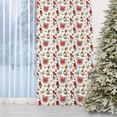 Weihnachtsvorhang mit Motiv - Weihnachtsdüfte 150 x 240 cm