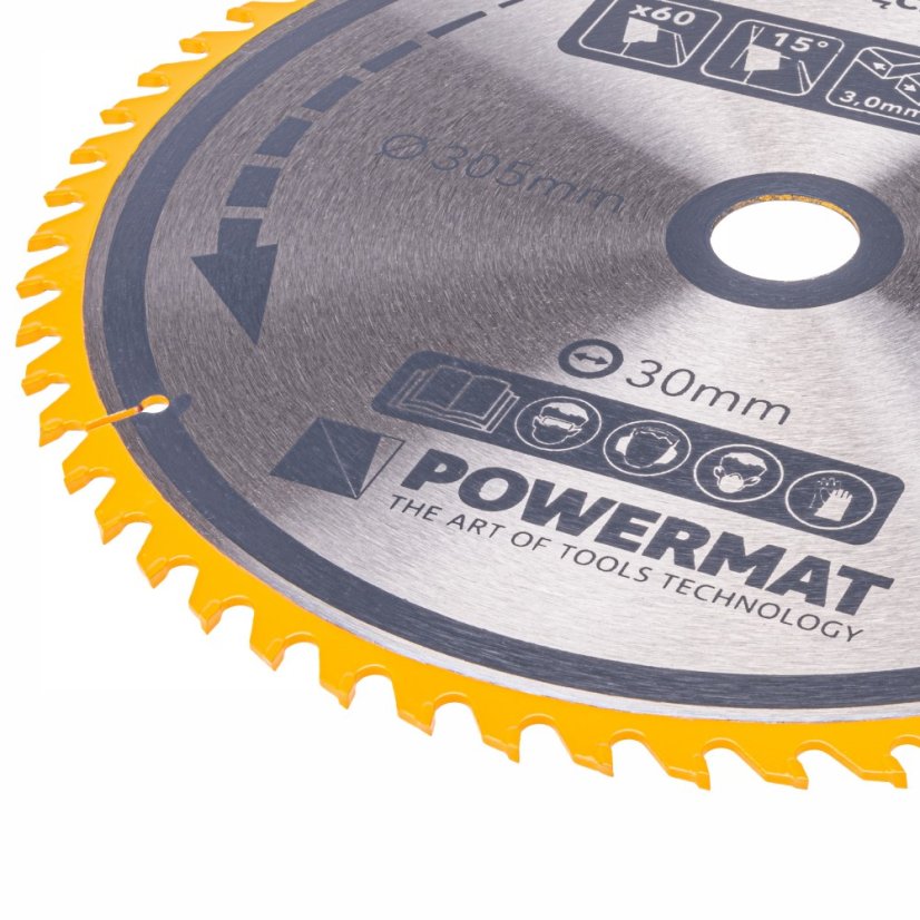 Pânza de ferăstrău cu furcă 305x30 60z TDD-305x30x60Z