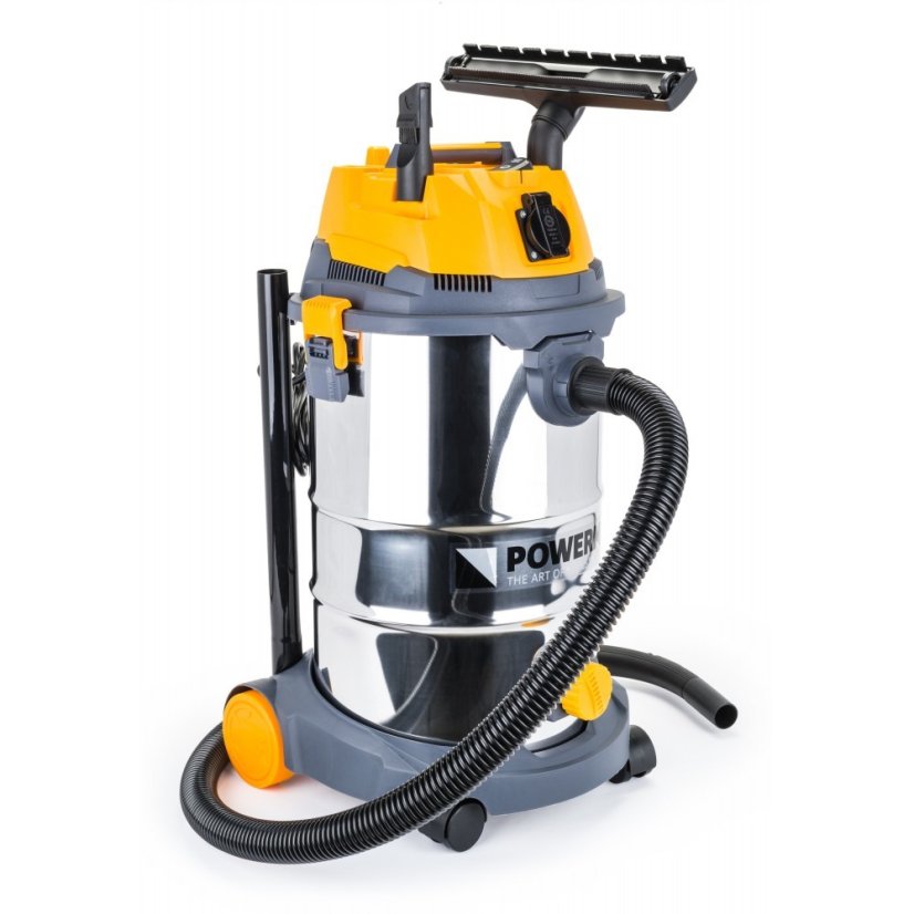 Průmyslový vysavač PM-OD-30M FC o výkonu 1600W Dry/Wet + třepačka filtru