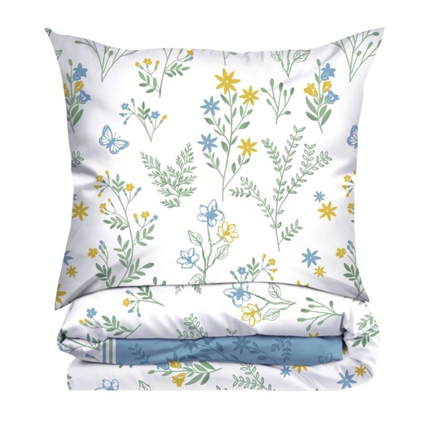Prémiové bavlnené obliečky lúčne kvety