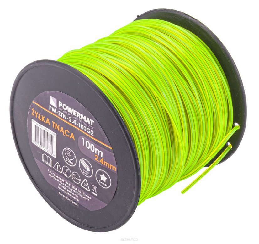 Struna křovinořezu 2,4 mm PM-ZTN-2,4-100G2